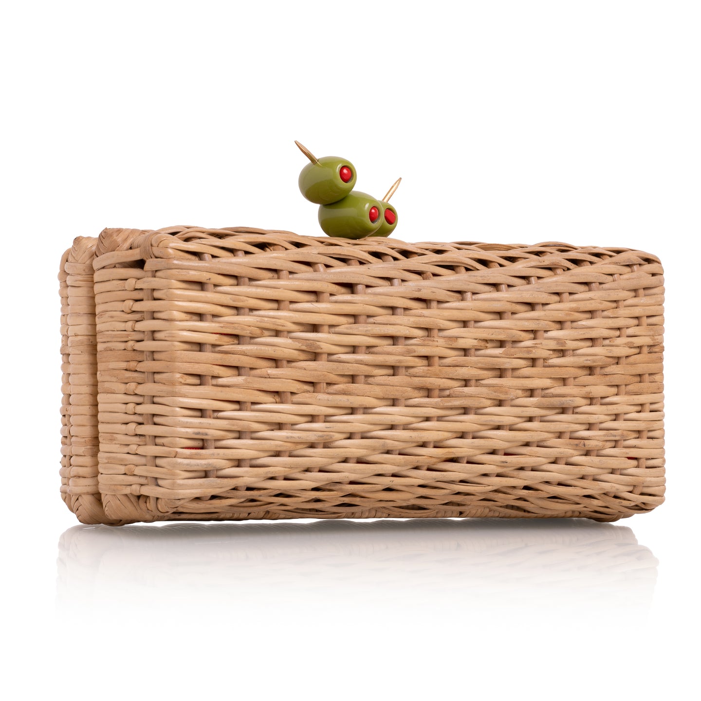 Dirty Martini Rattan Clutch