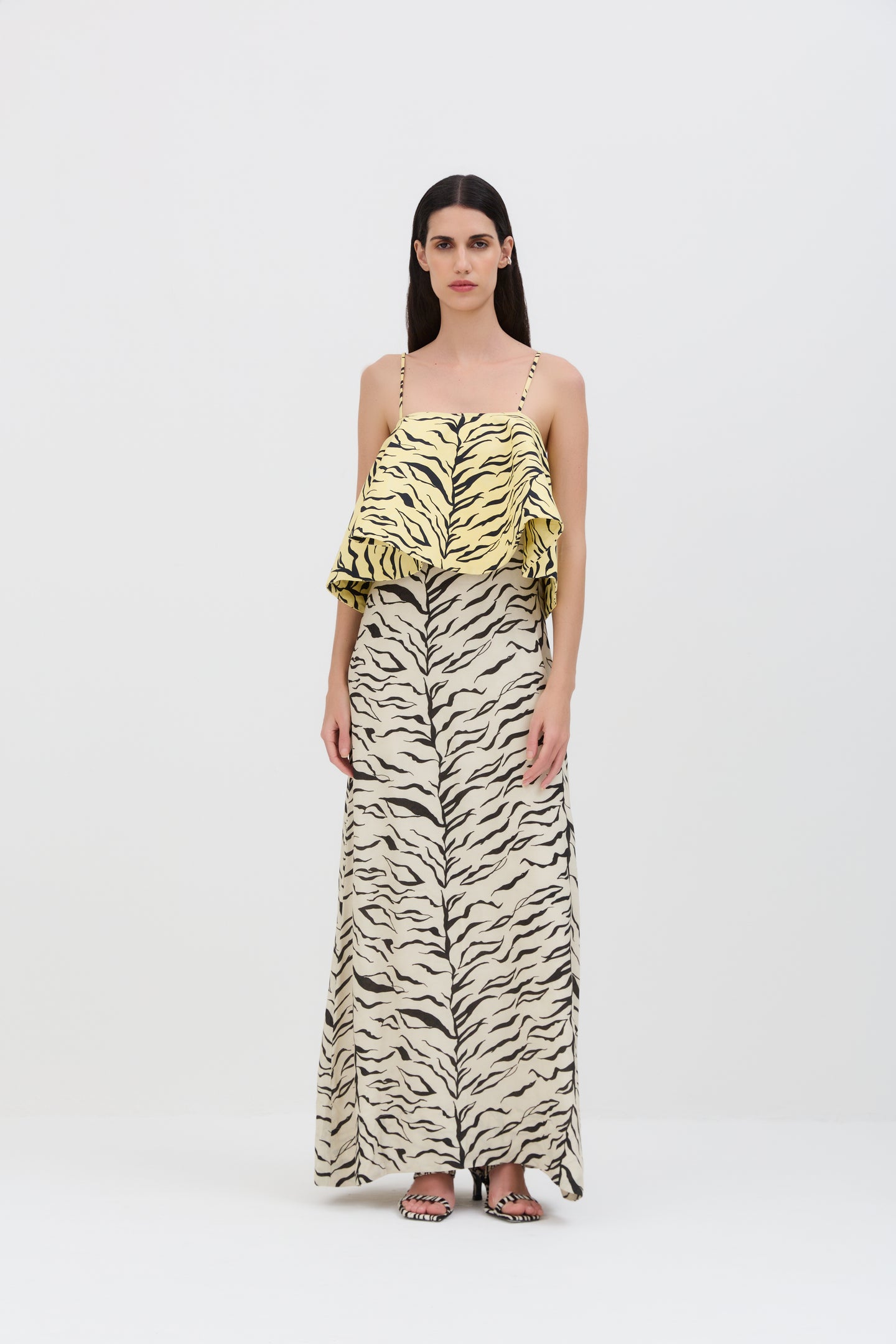 Lu Zebra Maxi Dress