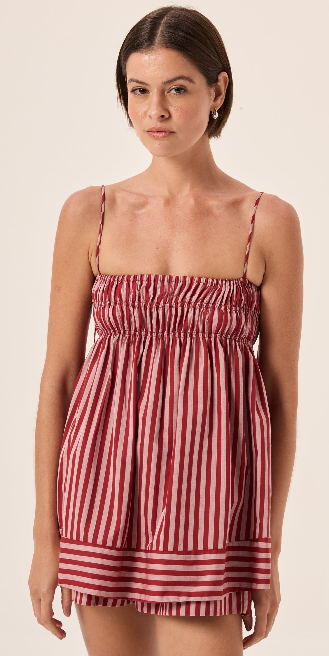 Bisous Stripe Cotton Mia Tunic