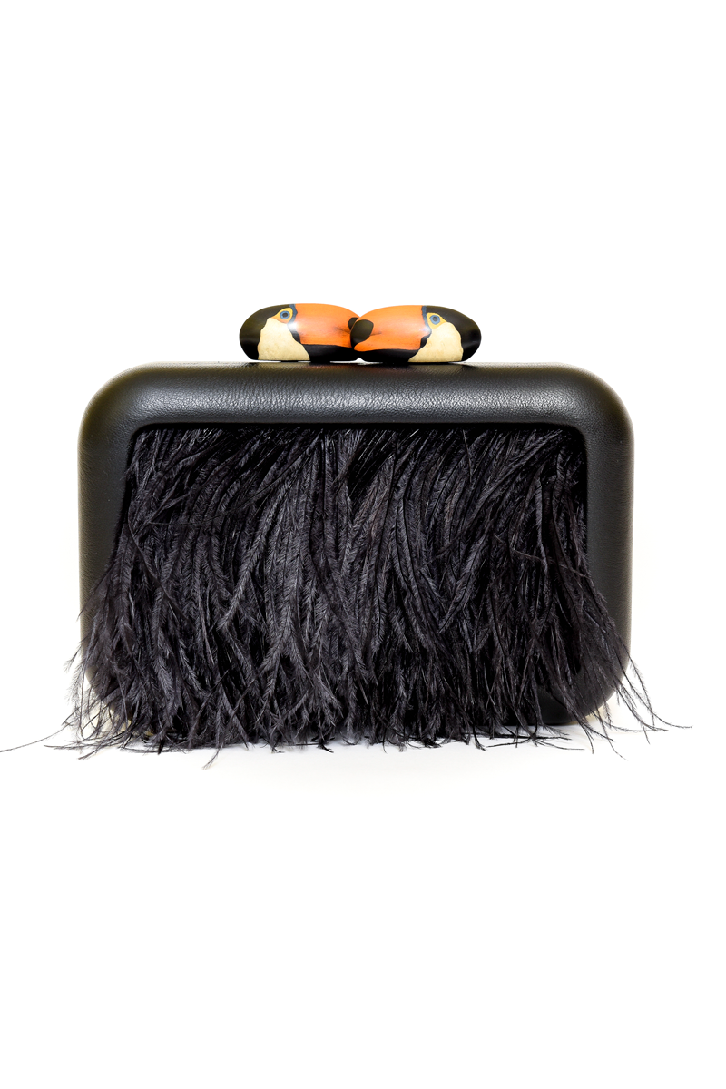 Animalis Tucan Black Clutch