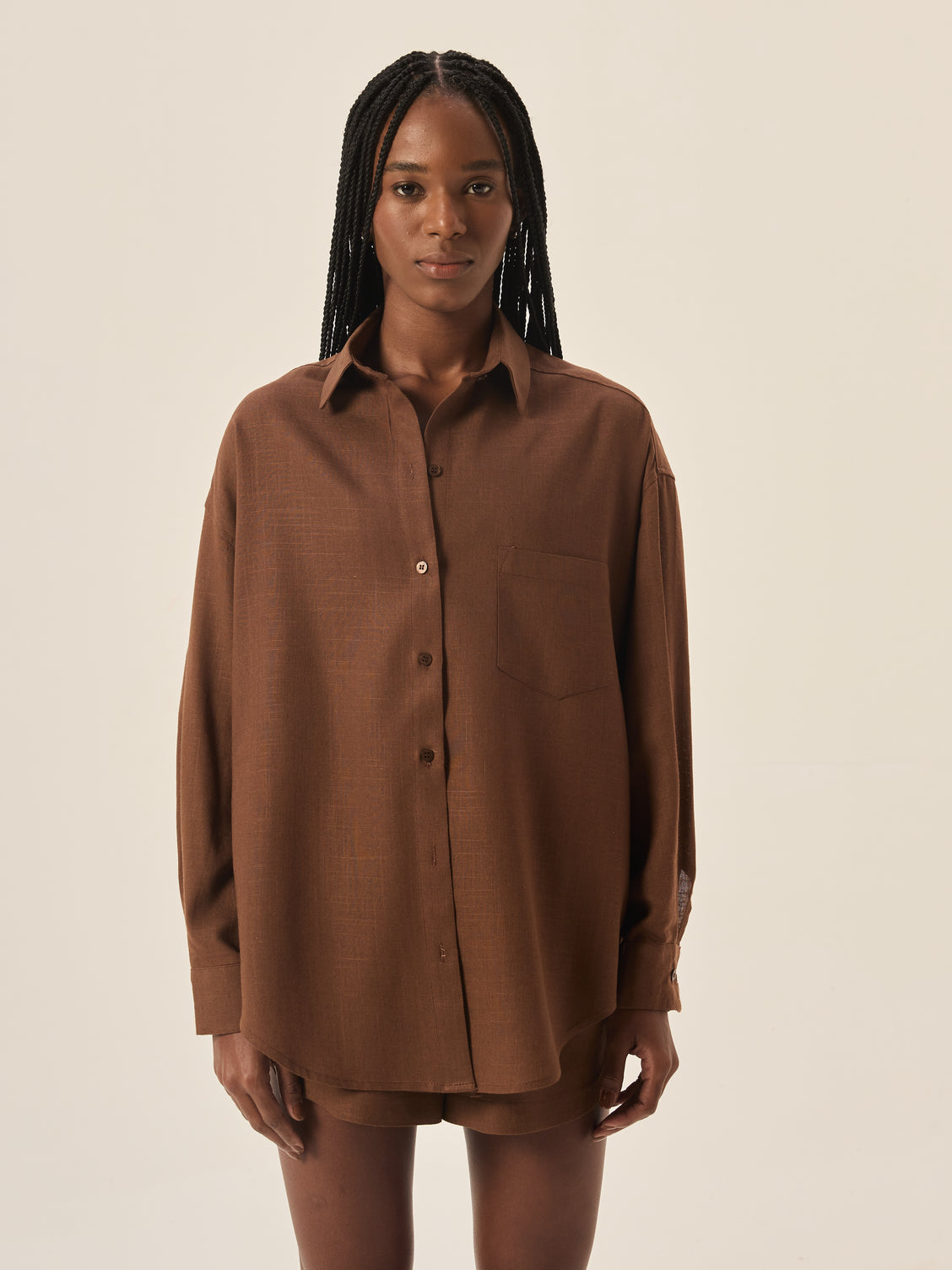 Espresso Porto Oversized Shirt