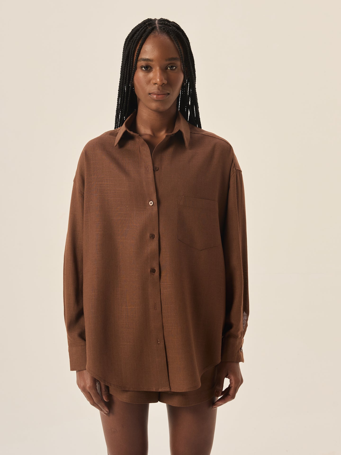 Espresso Porto Oversized Shirt