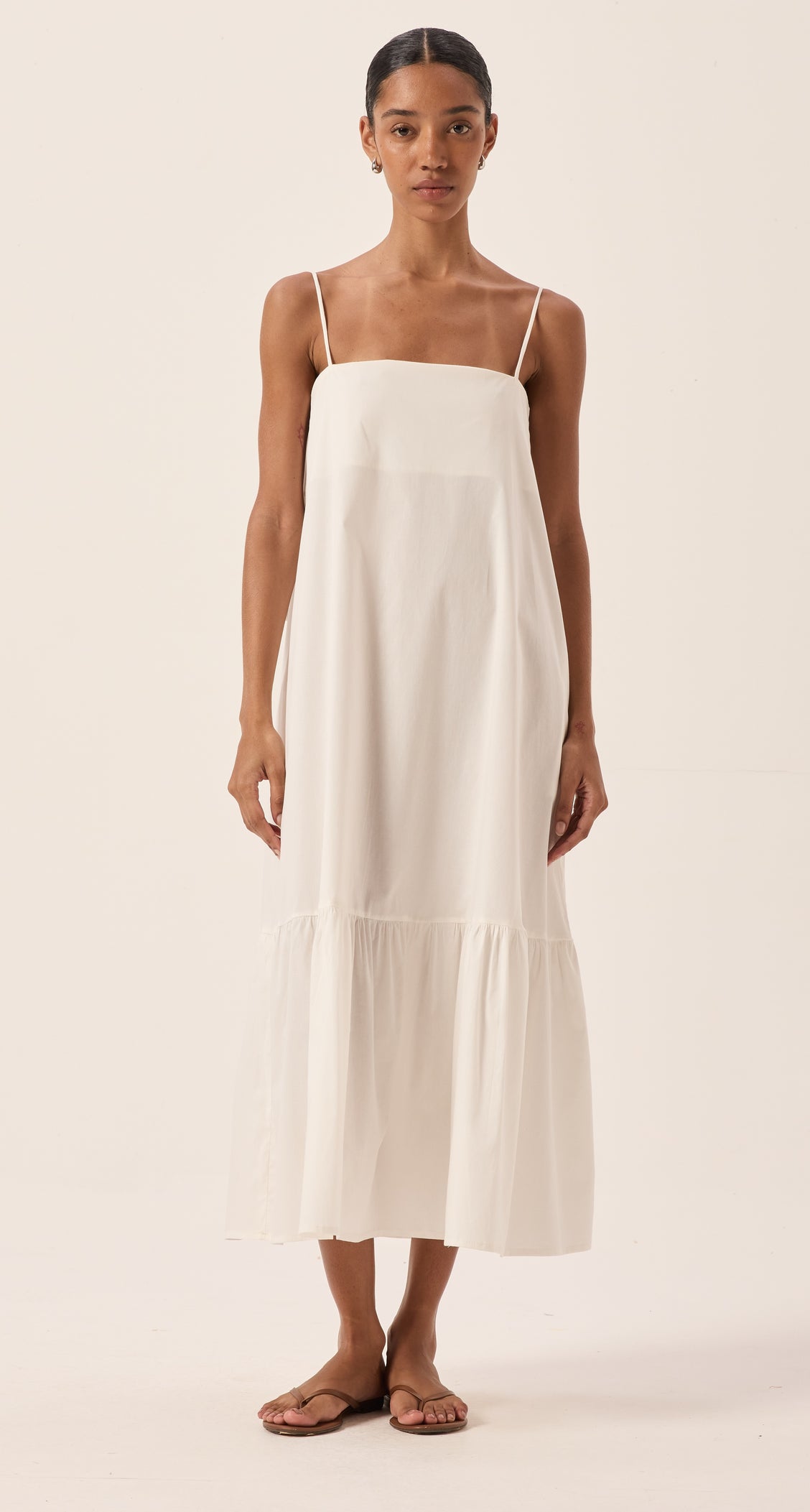 Pippa White Cotton Dress