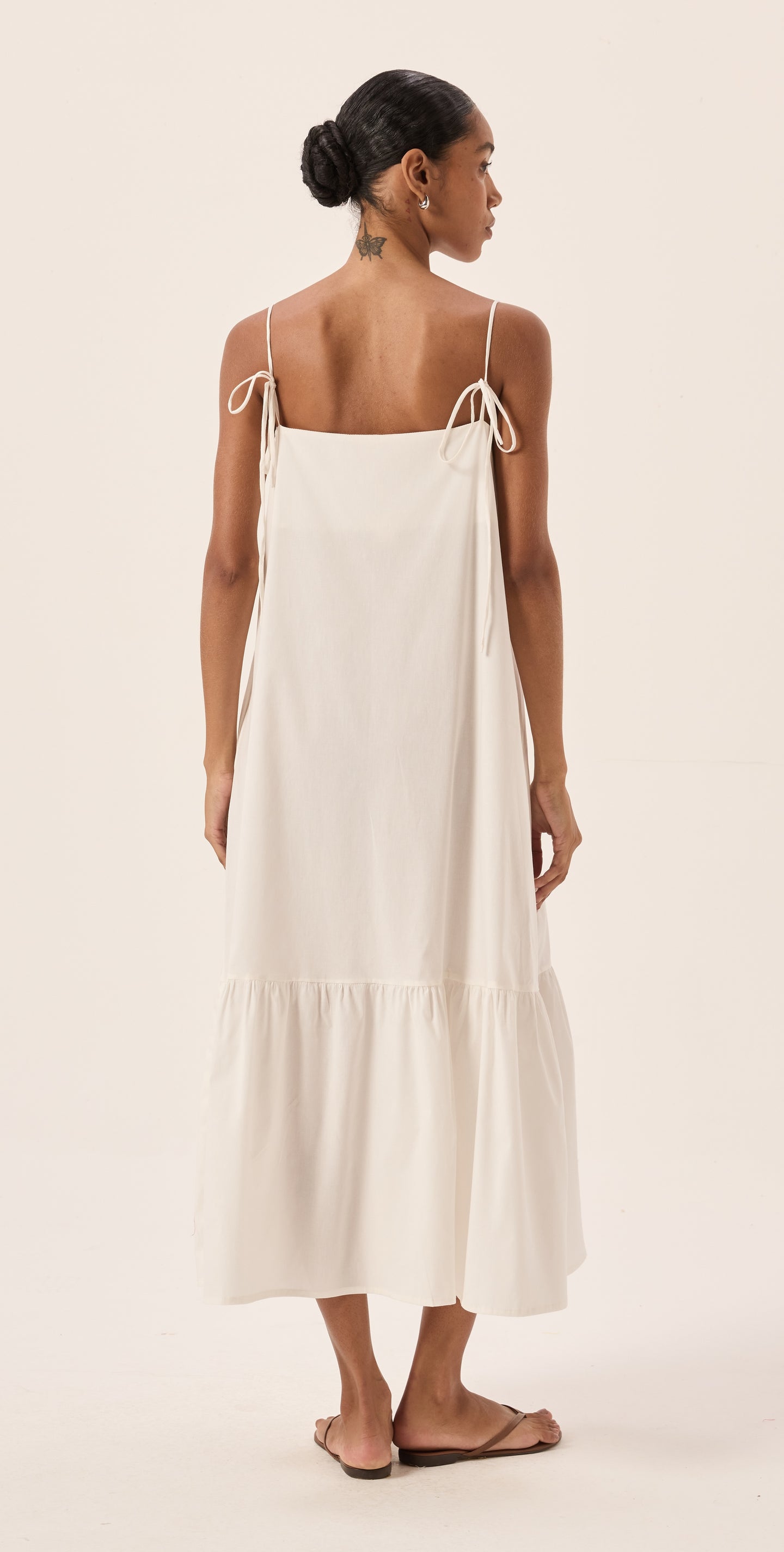 Pippa White Cotton Dress