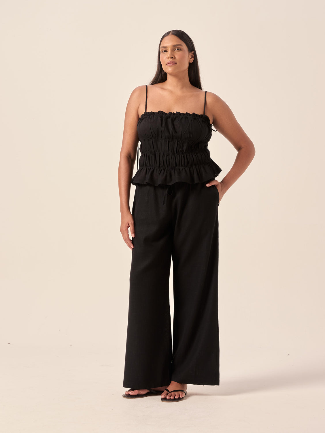 Black Porto Pants
