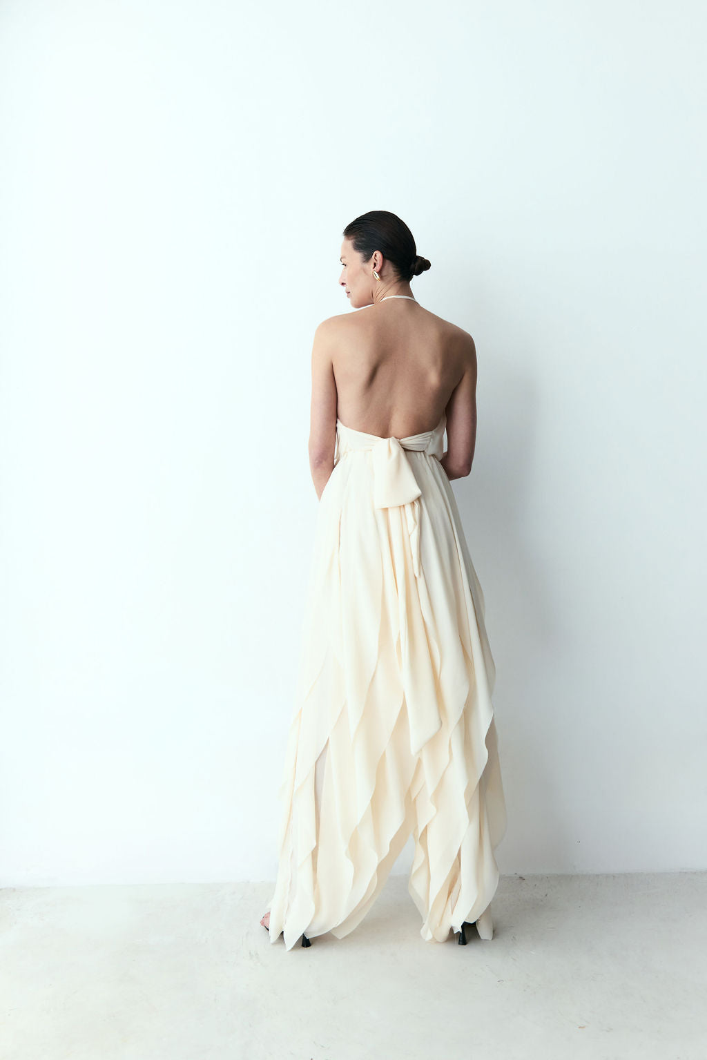 Pote Cream Cascade Pants