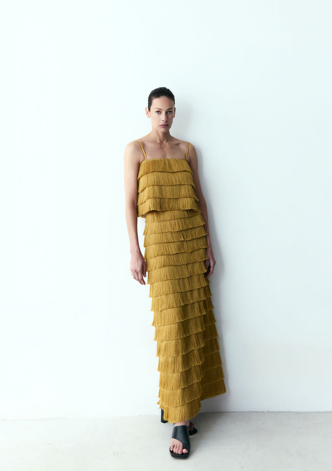 Capim Gold Fringe Top