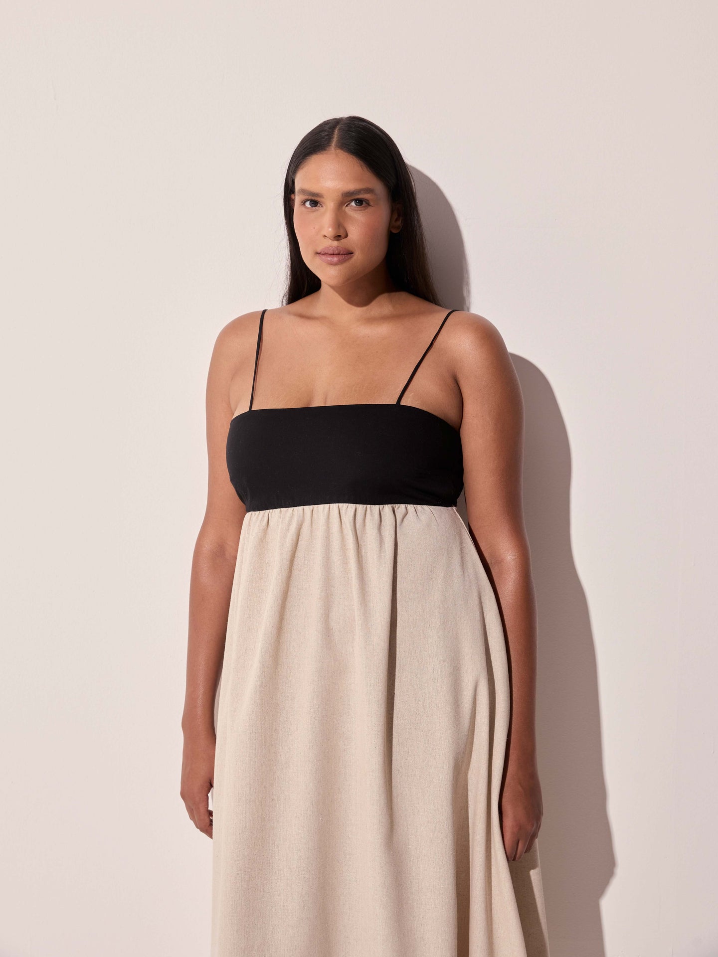 Chiara Duo Natural Linen Dress