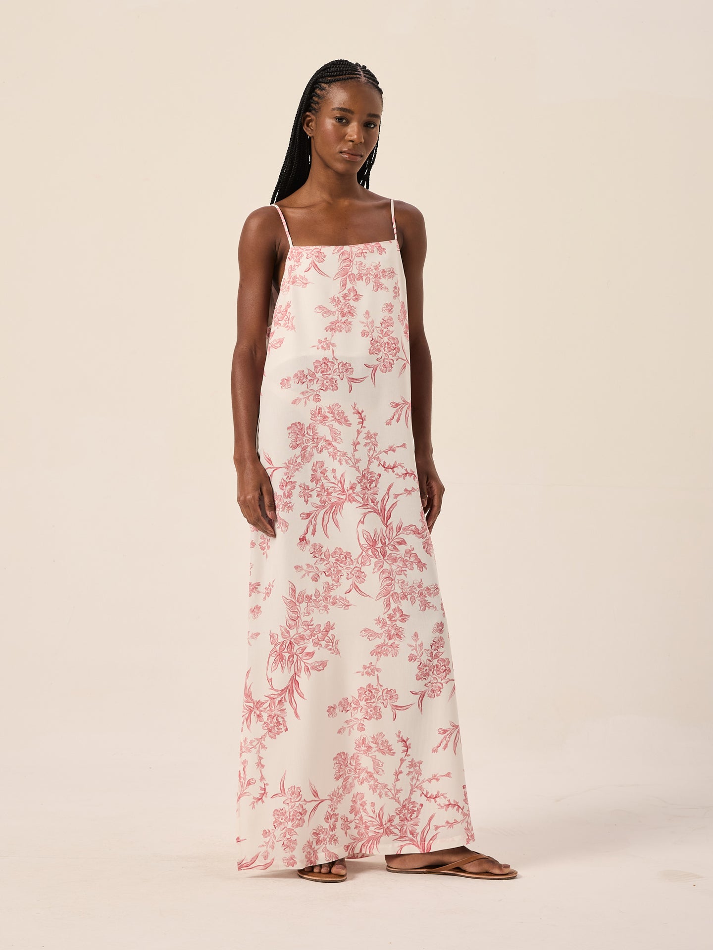 Gal Geranium Maxi Dress